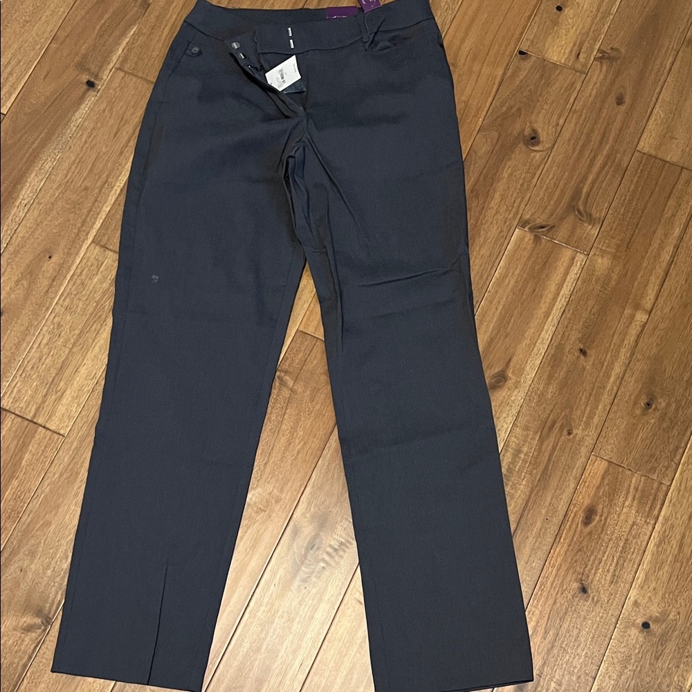 Lane Bryant Grey Straight Leg Madison Pants New stretch!!